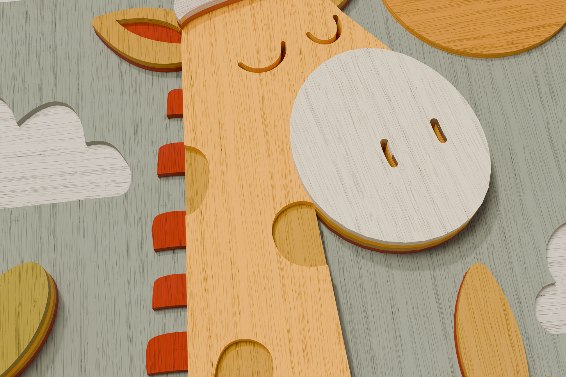 Santa Giraffe xTool SVG