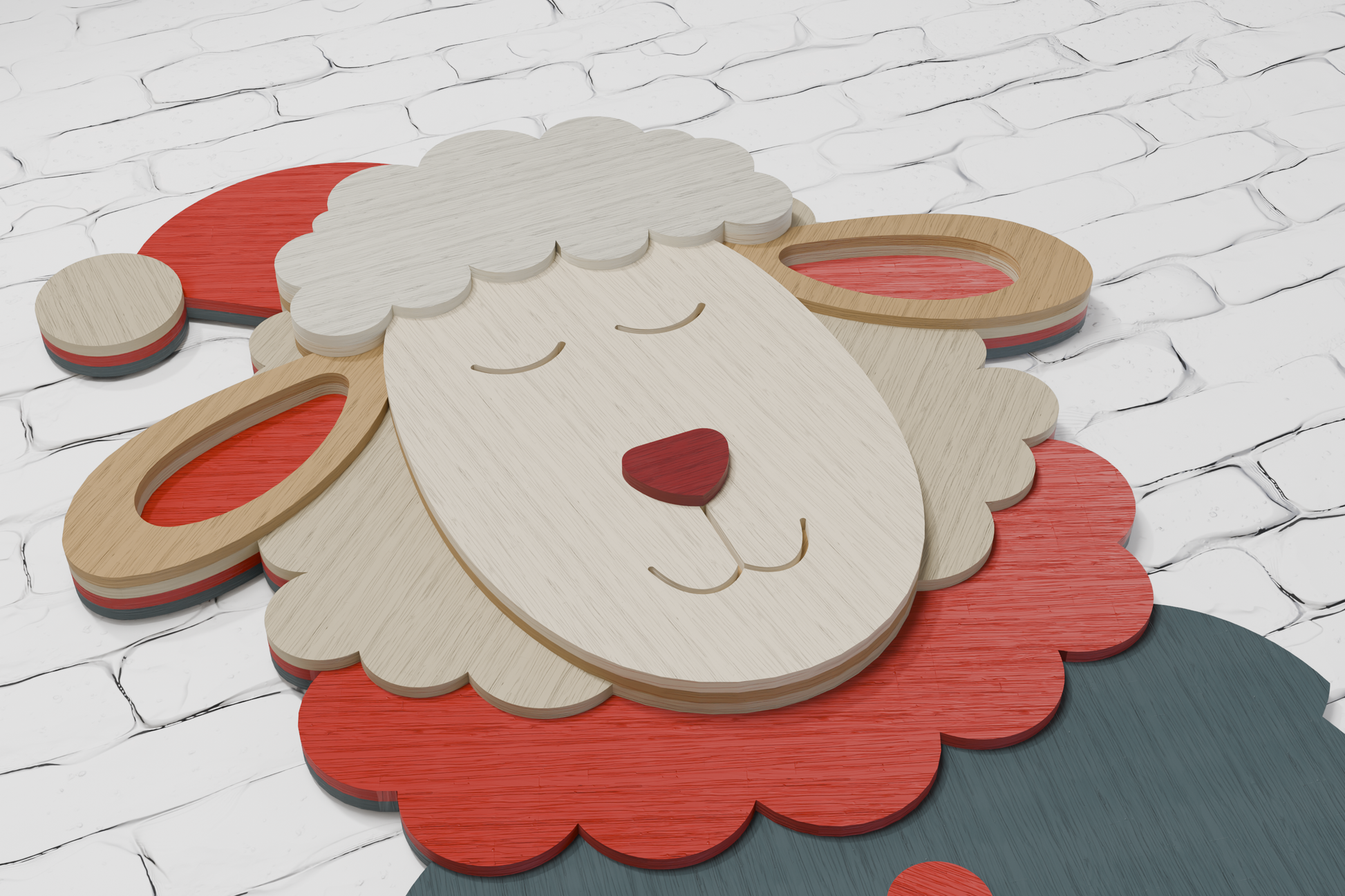 Sheep Santa digital file formats CDR DXF AI

