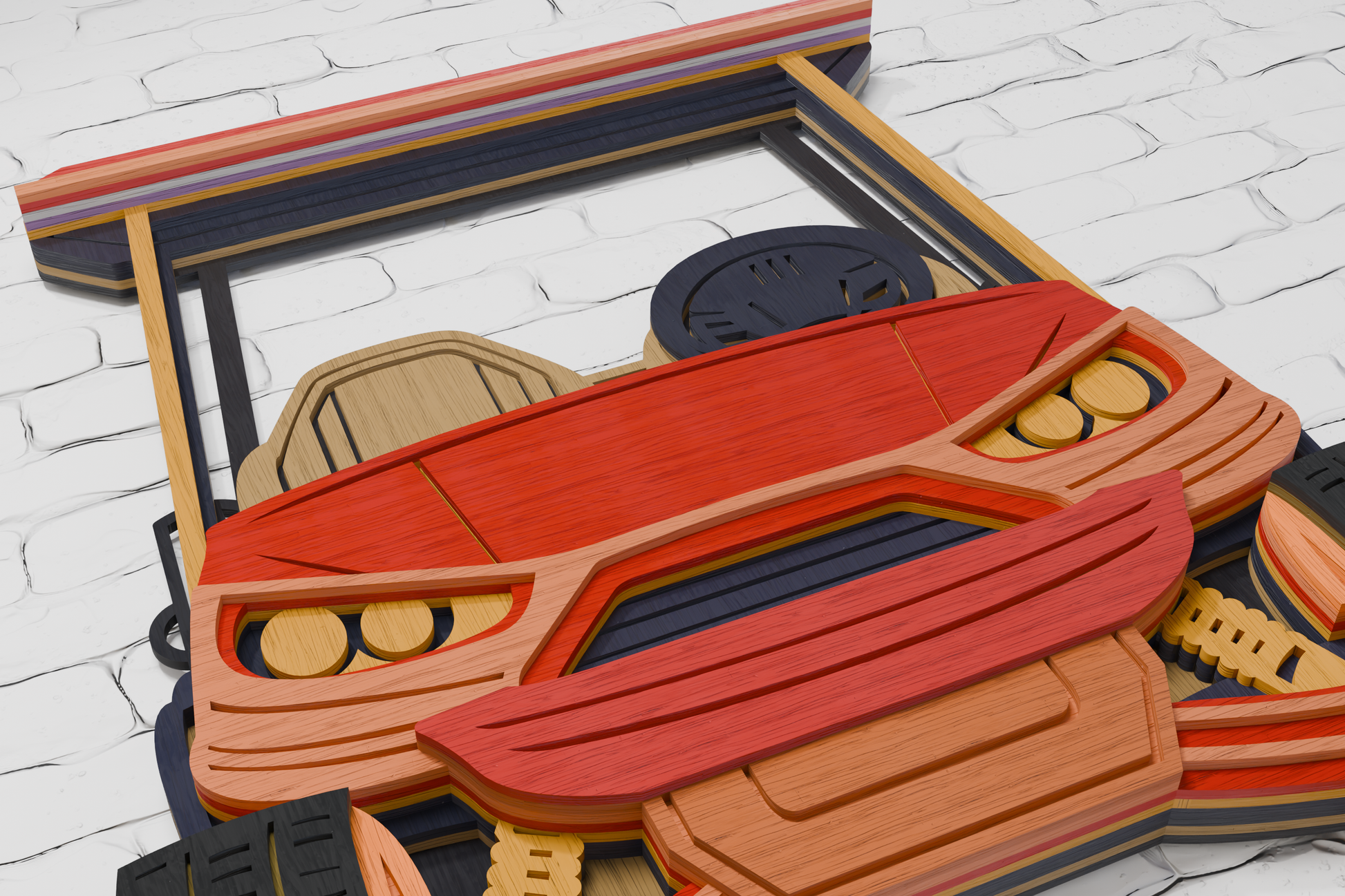 Silhouette-Cameo-Golf-Cart-Mandala-Papercraft-File