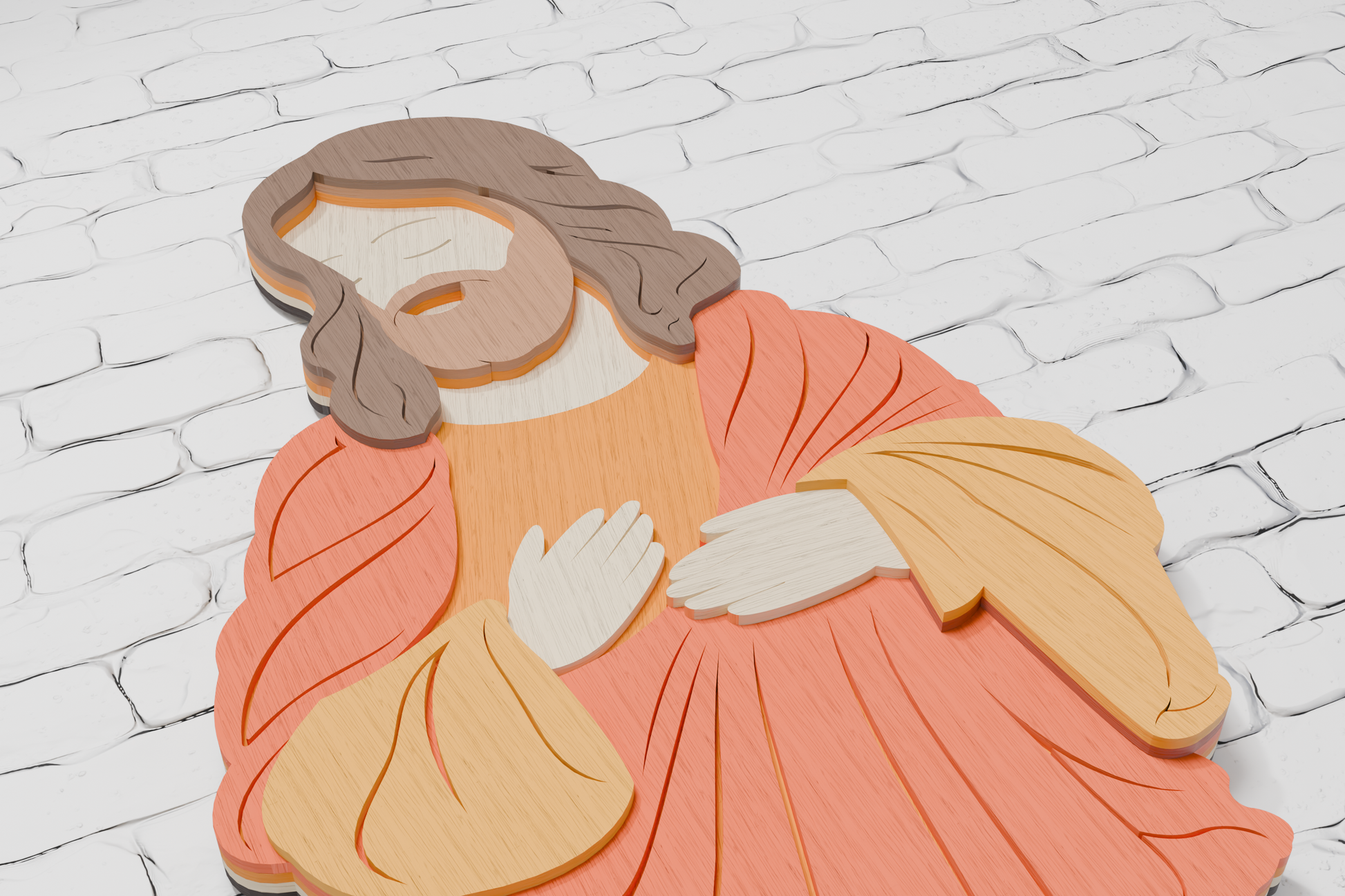 Silhouette-Cameo-Jesus-Papercut-Papercraft-File