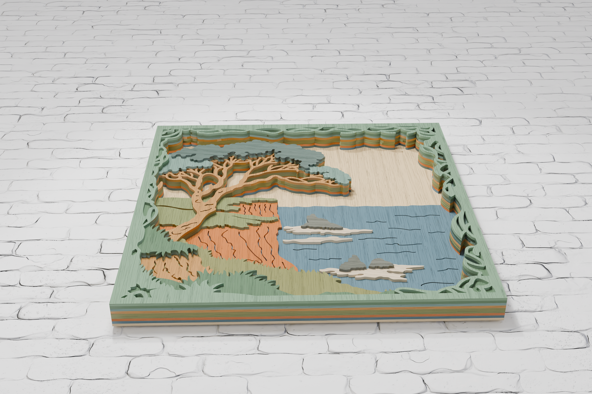 Silhouette-Cameo-Ocean-Seascape-Papercraft-File