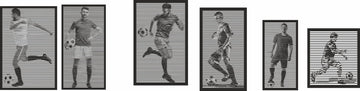 Soccer Wall Art SVG/DXF/CDR Files - Laser Cut Glowforge Decor, Plywood Sports Panels