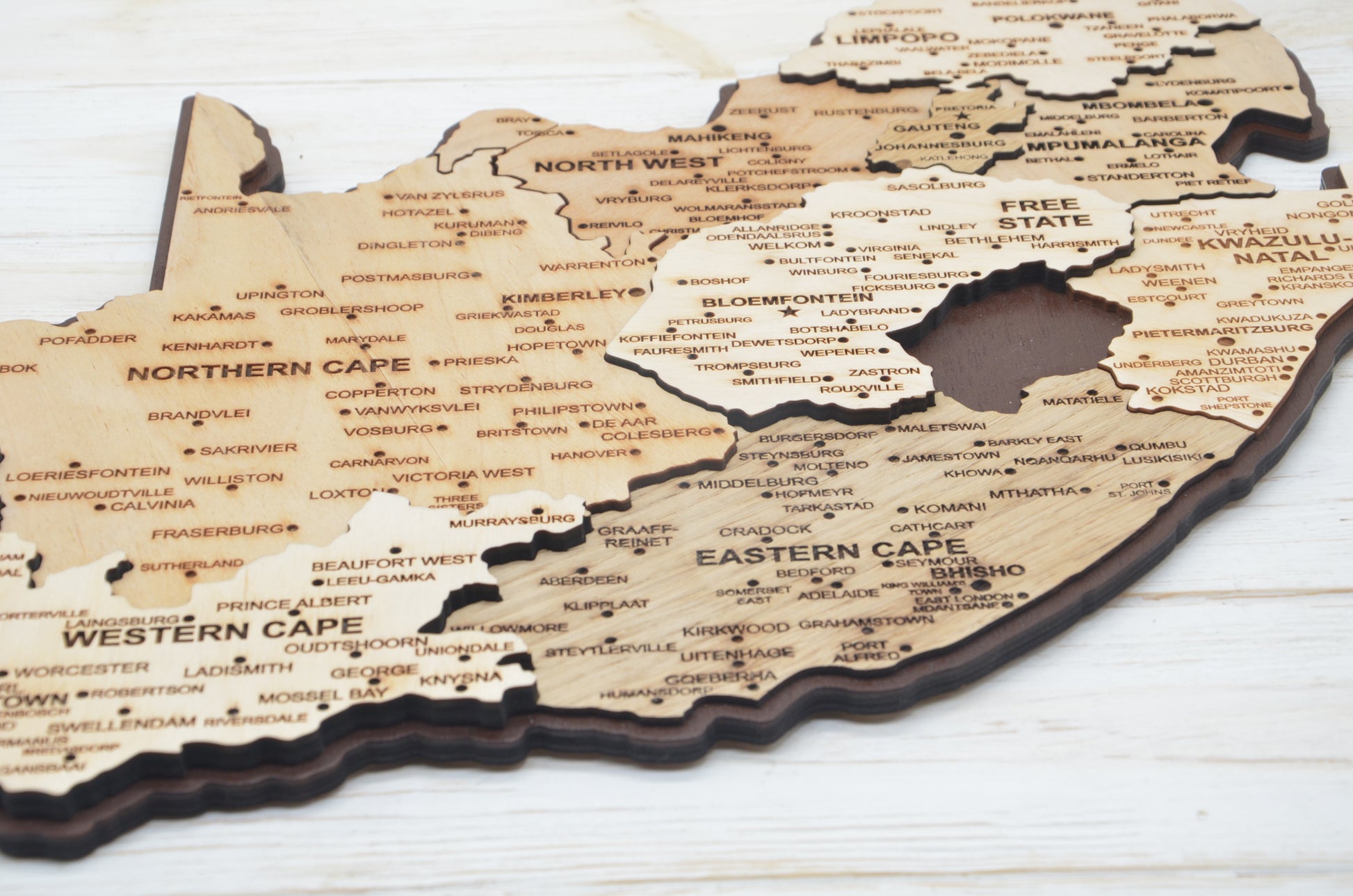 South Africa laser cut decor