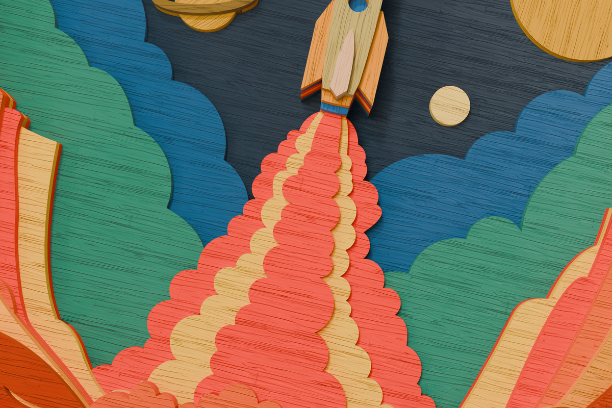 Space Rocket SVG for Cricut Projects


