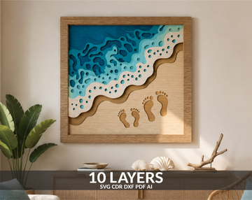 Summer Beach Digital Gift SVG
