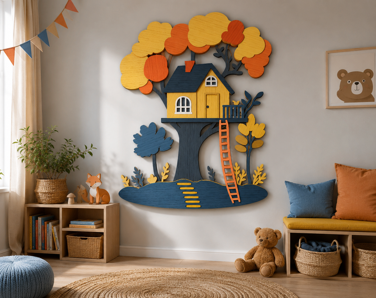 Treehouse SVG bundle with DXF PDF CDR AI formats

