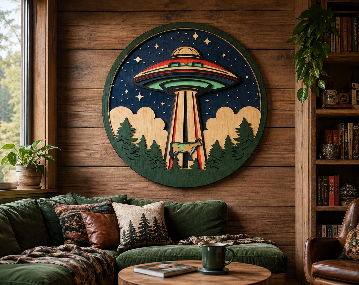 UFO SVG bundle with DXF PDF CDR AI formats

