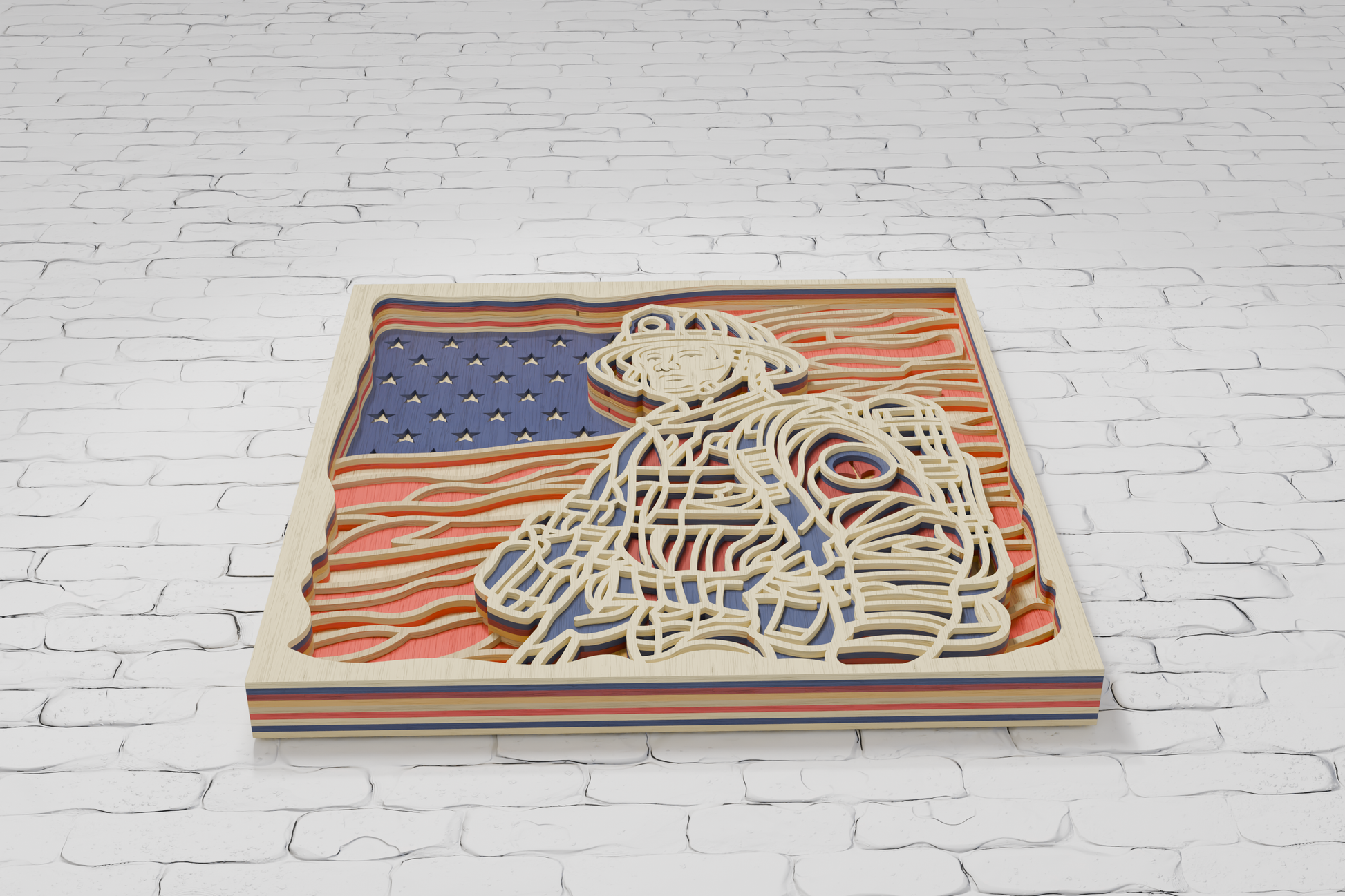 US-Flag-Firefighter-DIY-Craft-File-for-Kids