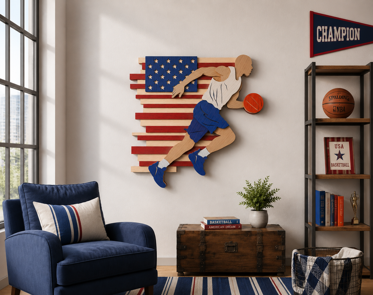 USA basketball SVG bundle with DXF PDF CDR AI formats

