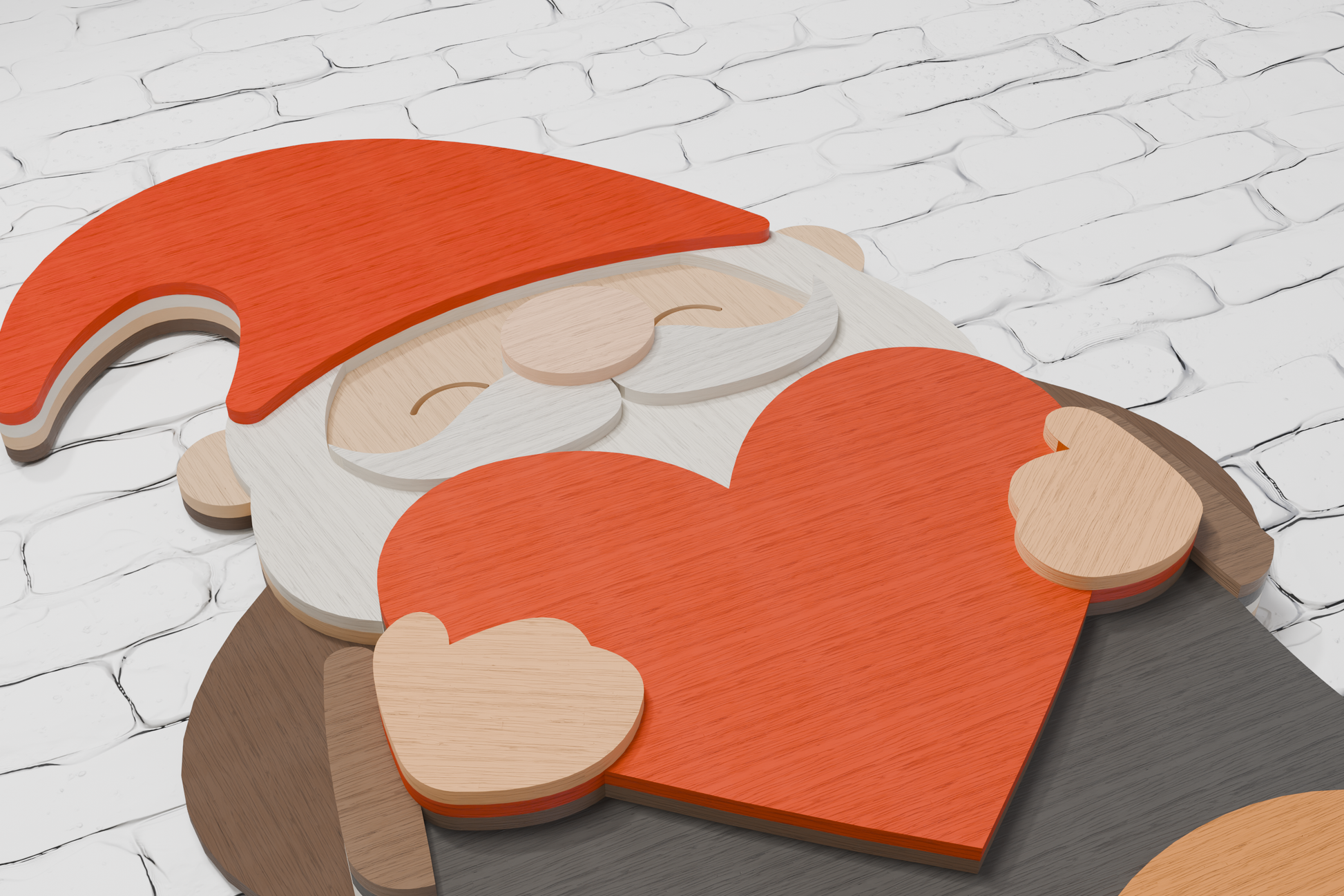 Valentine gnome digital file formats CDR DXF AI

