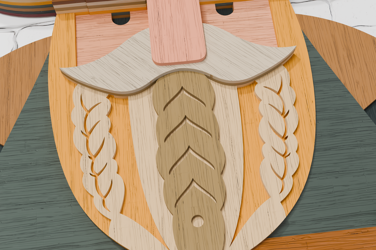 Viking Glowforge ready vector file

