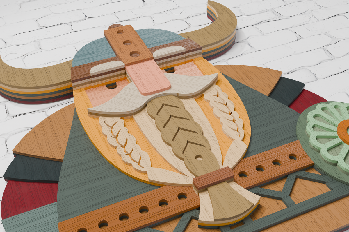 Viking digital files CDR DXF AI PDF SVG

