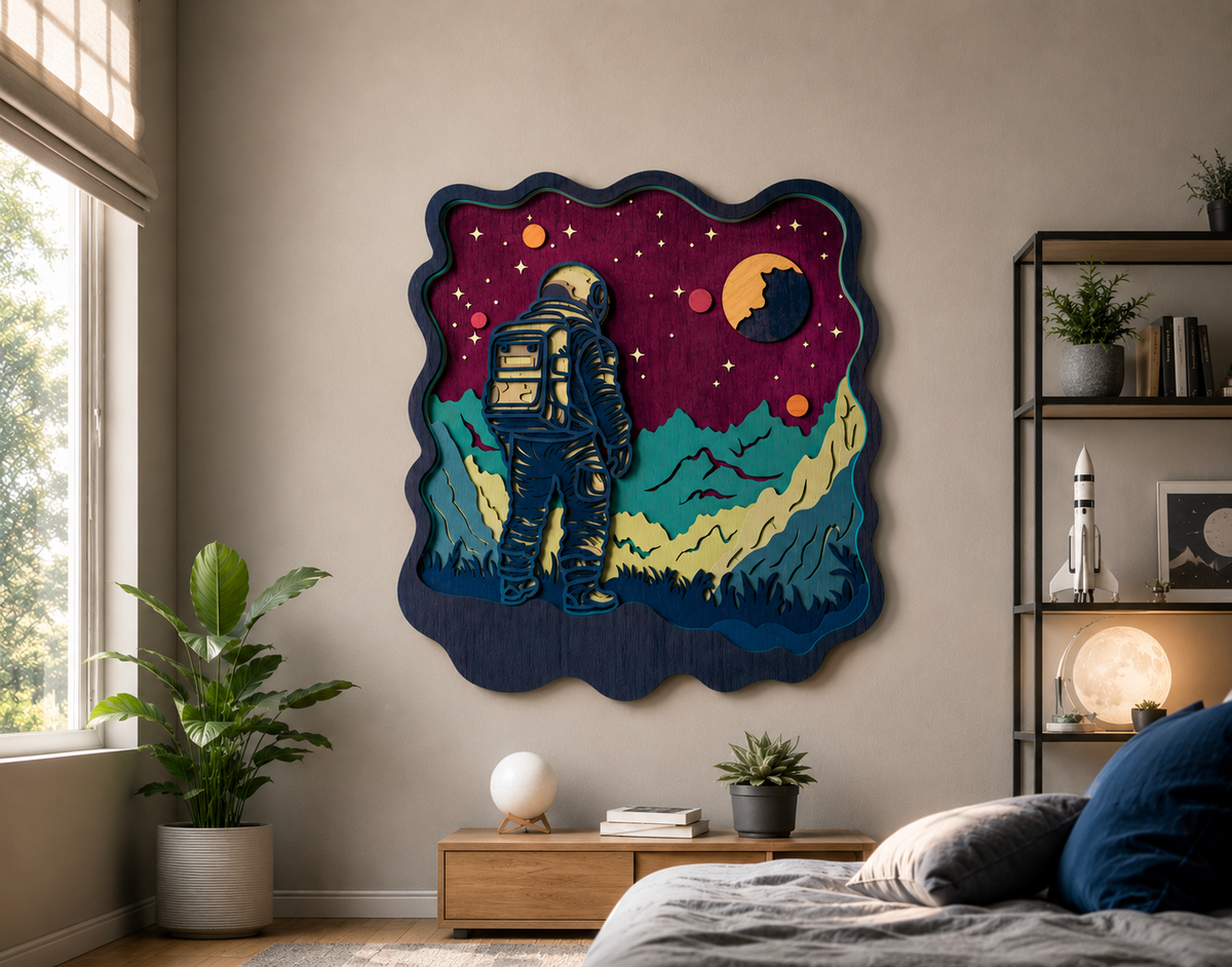 astronaut-mandala-3d-paper-shadow-box-template-svg-dxf
