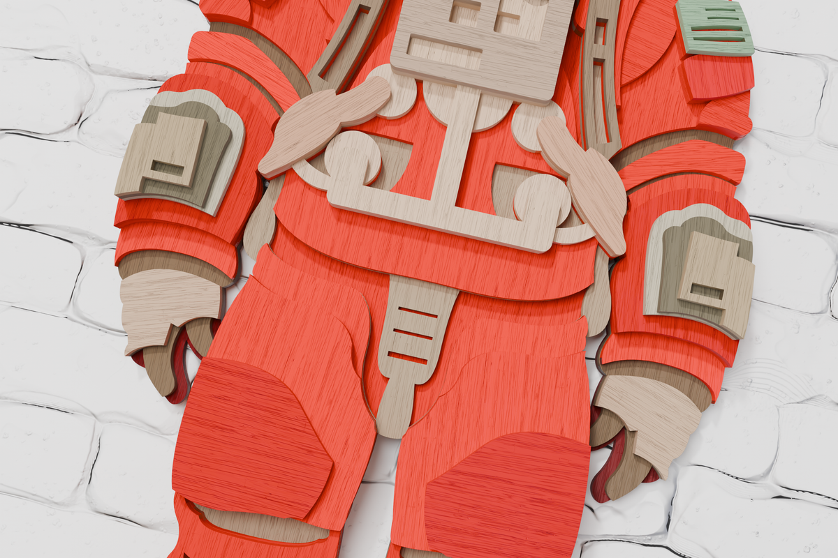astronaut-space-multilayer-vector-design-svg-dxf-cdr-ai
