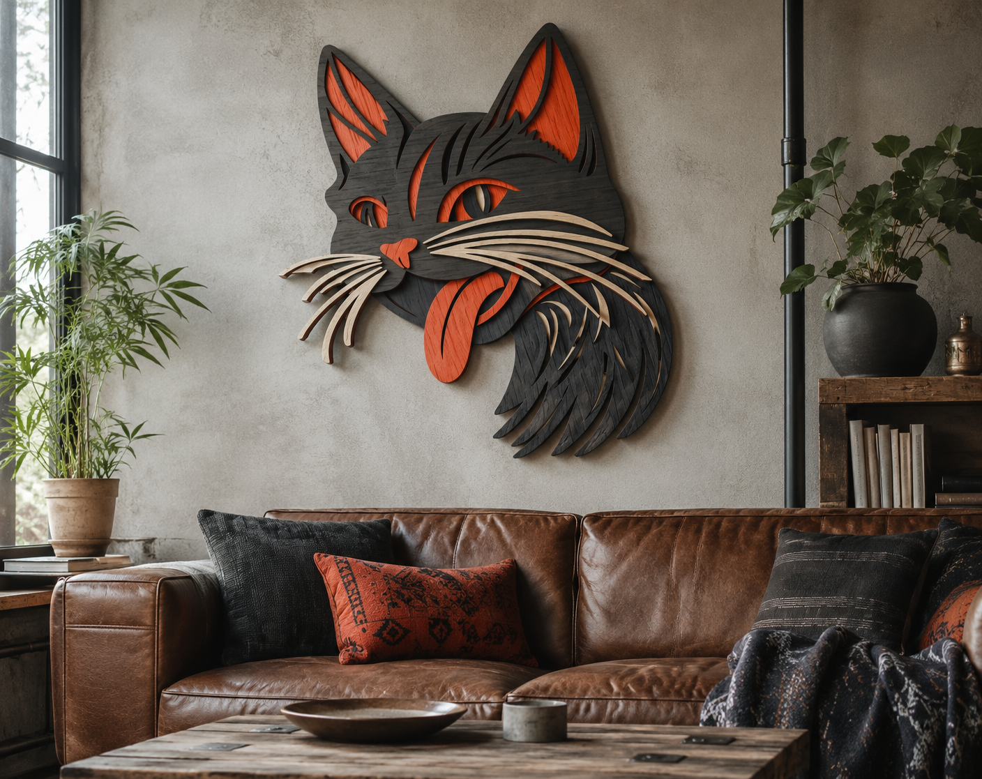 cat-tongue-out-3d-paper-shadow-box-template-svg-dxf