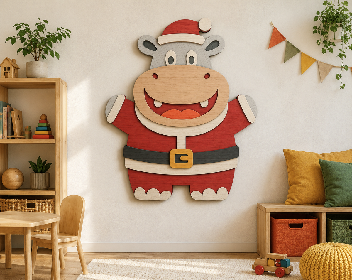 christmas-hippo-3d-paper-shadow-box-template-svg-dxf