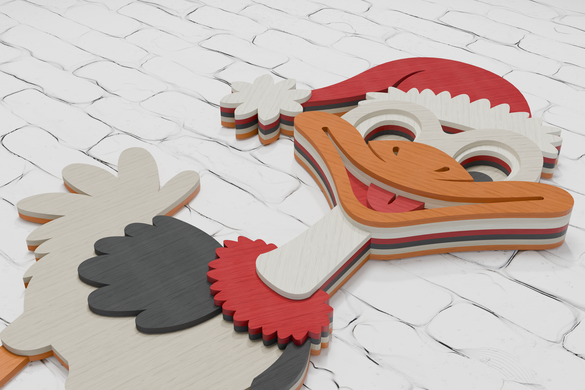 christmas-ostrich-holiday-multilayer-vector-design-svg-dxf-cdr-ai