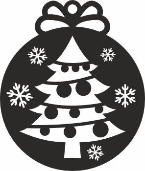 christmas tree bauble design