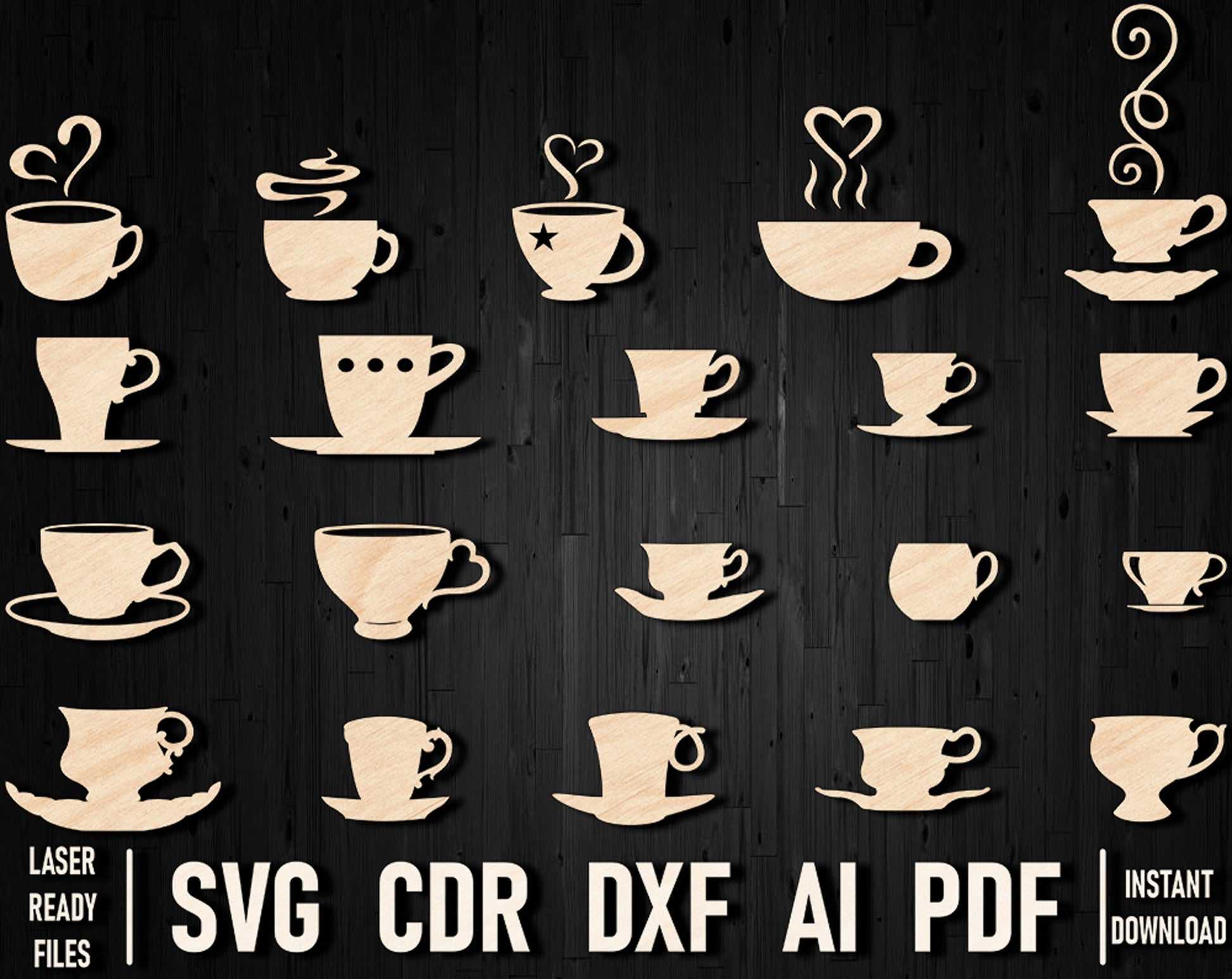 coffee cups svg