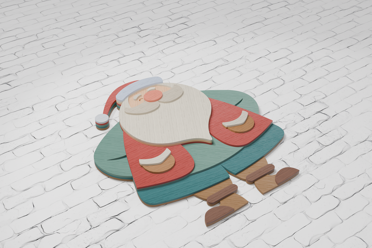 colorful-diy-kids-paper-santa-craft-3d-svg-file