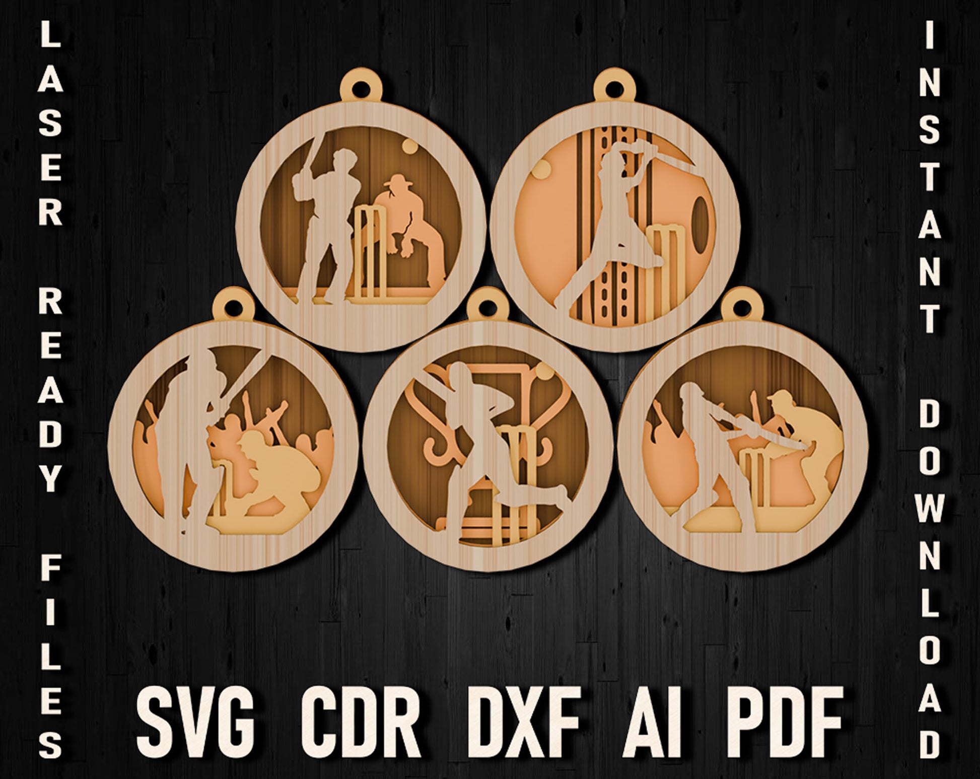 cricket svg christmas ornament