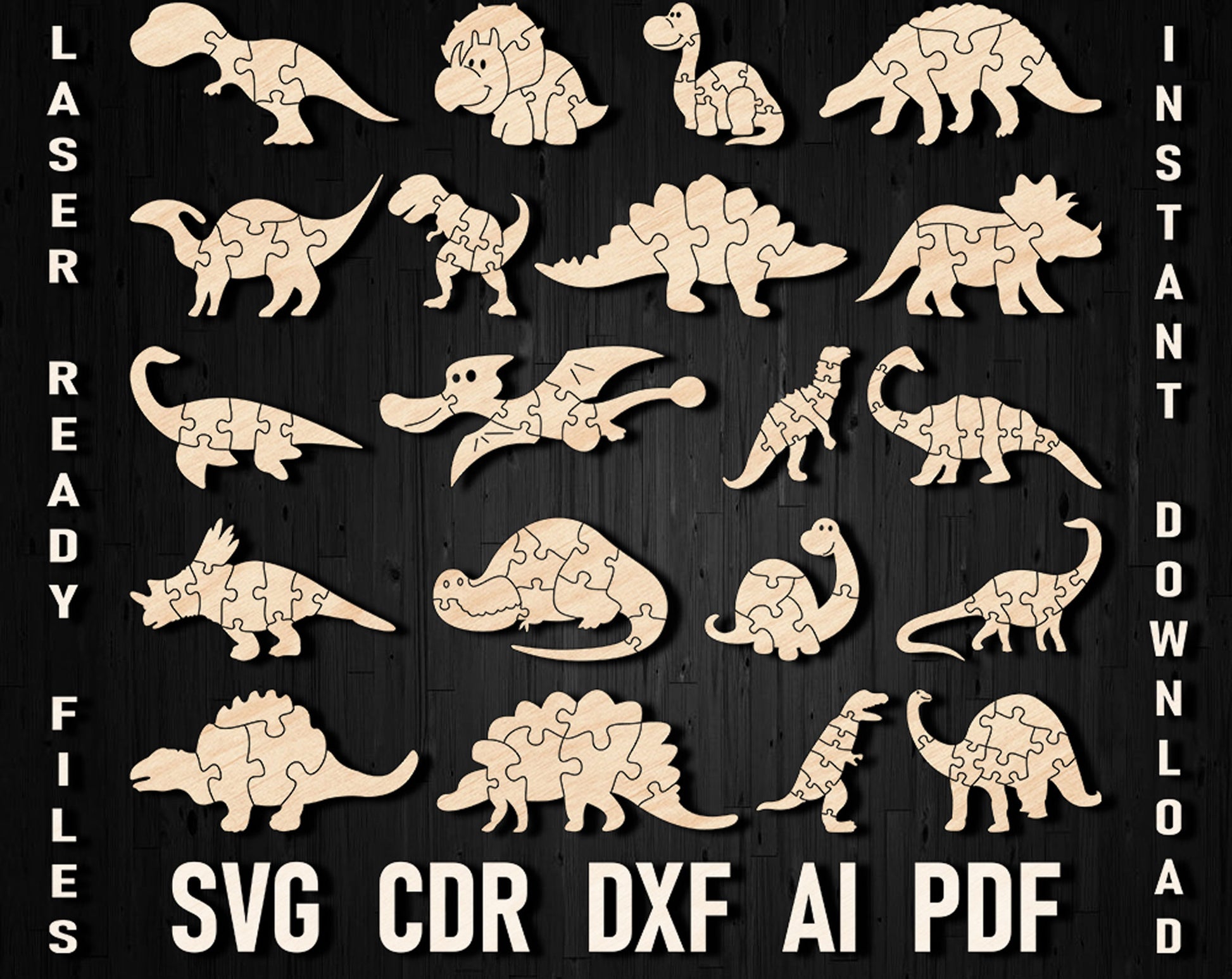 dinosaur svg puzzles