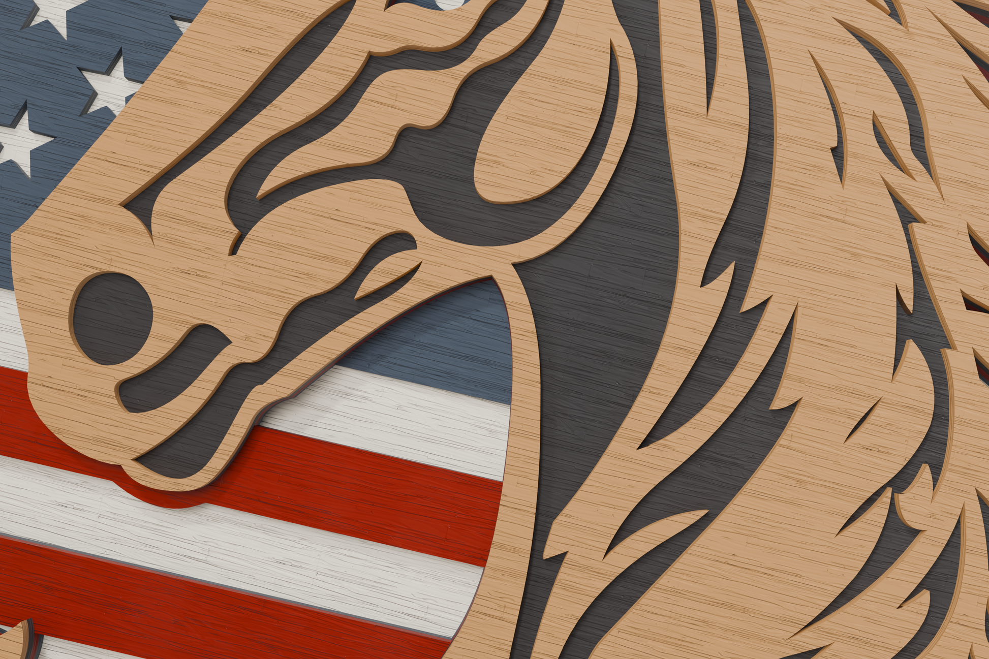 diy american horse shadow box svg

