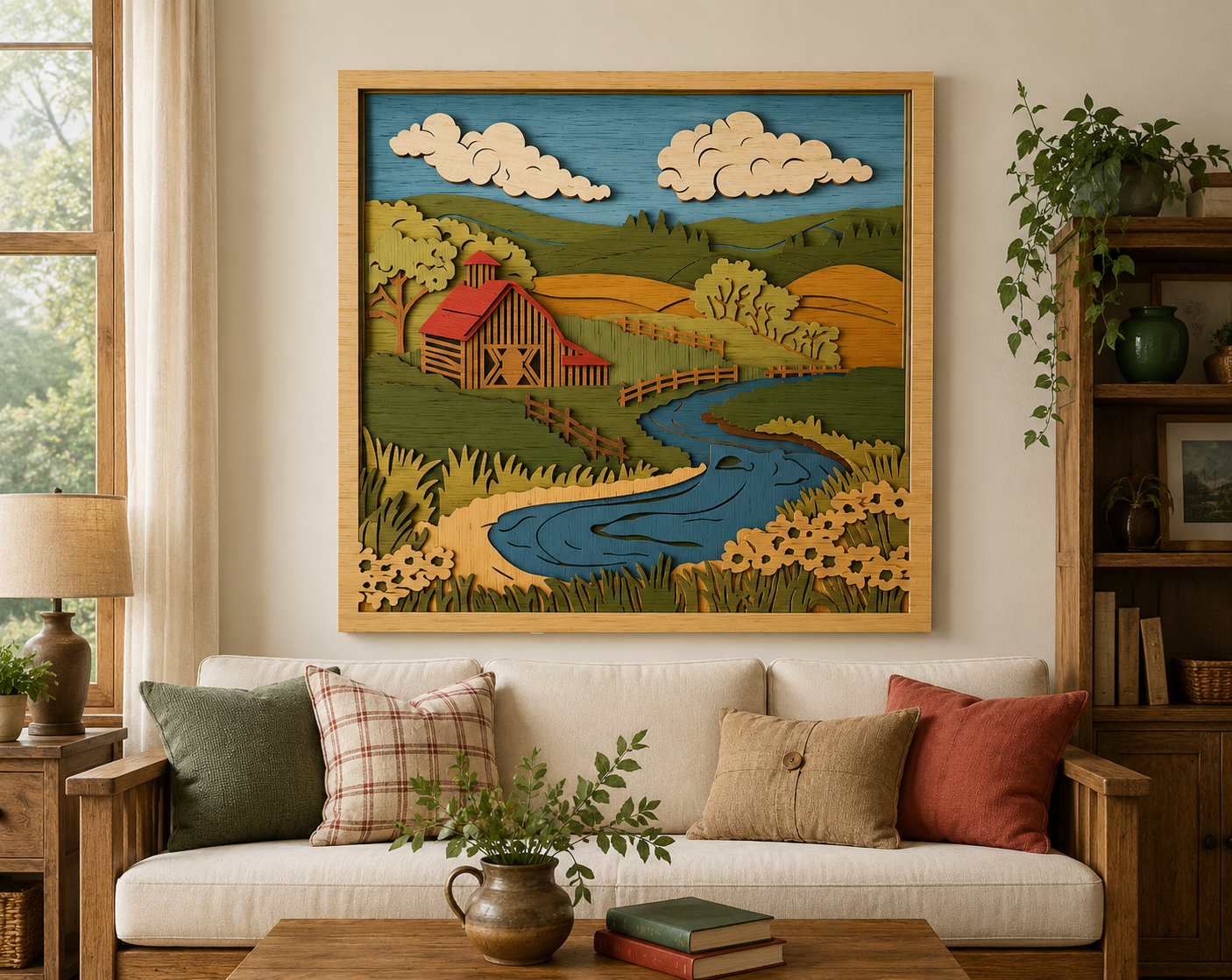 farm-barn-3d-paper-shadow-box-template-svg-dxf