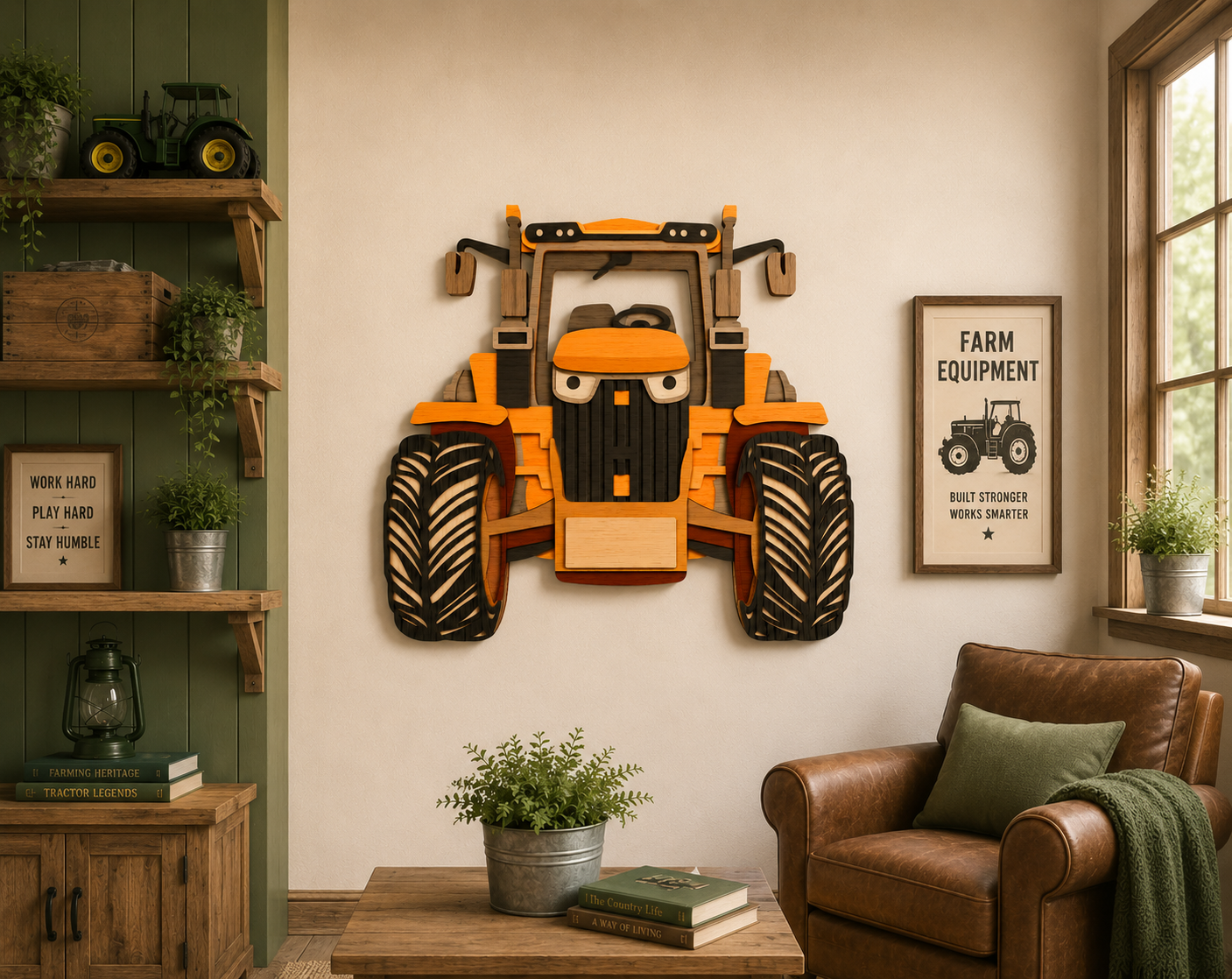 farm-tractor-3d-paper-shadow-box-template-svg-dxf
