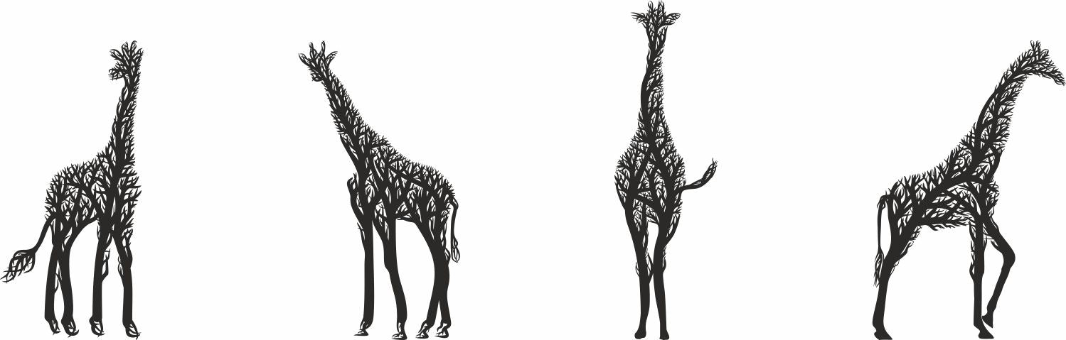 giraffe cricut vector svg