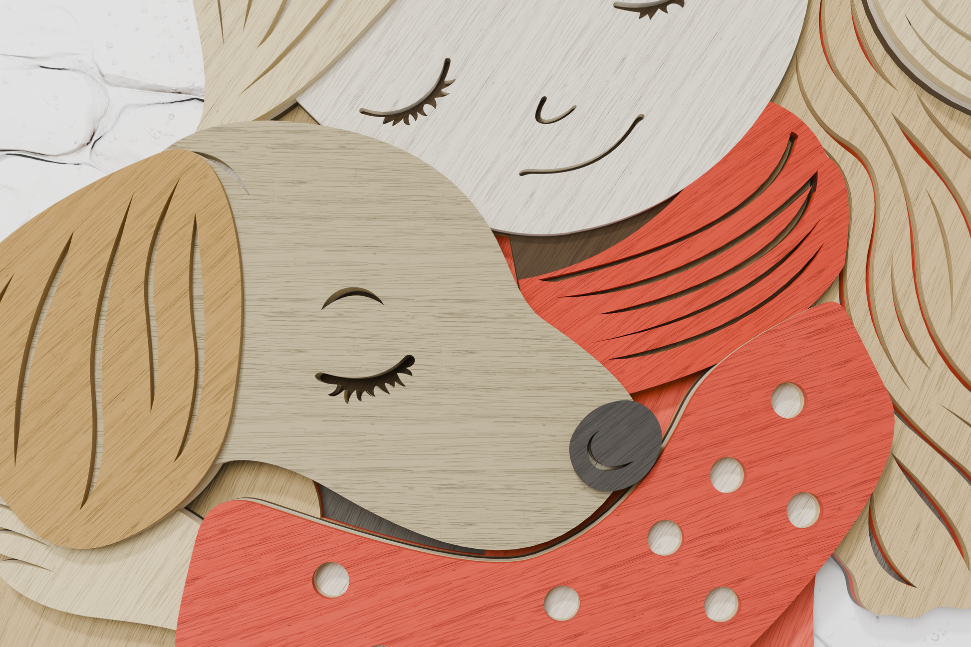 girl-and-dog-pet-multilayer-vector-design-svg-dxf-cdr-ai