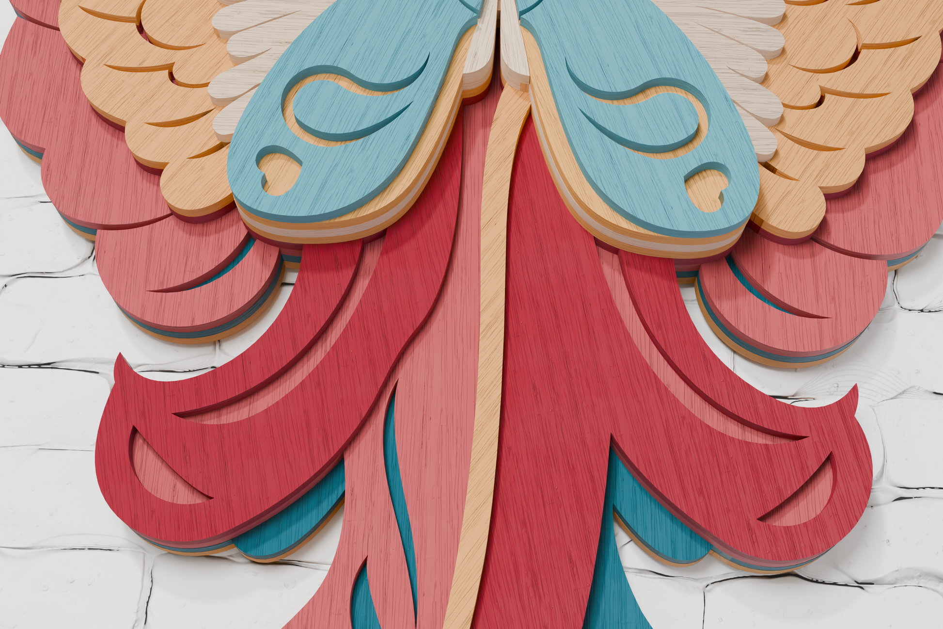 glowforge-laser-cut-file-3d-layered-christmas-angel-wood-art