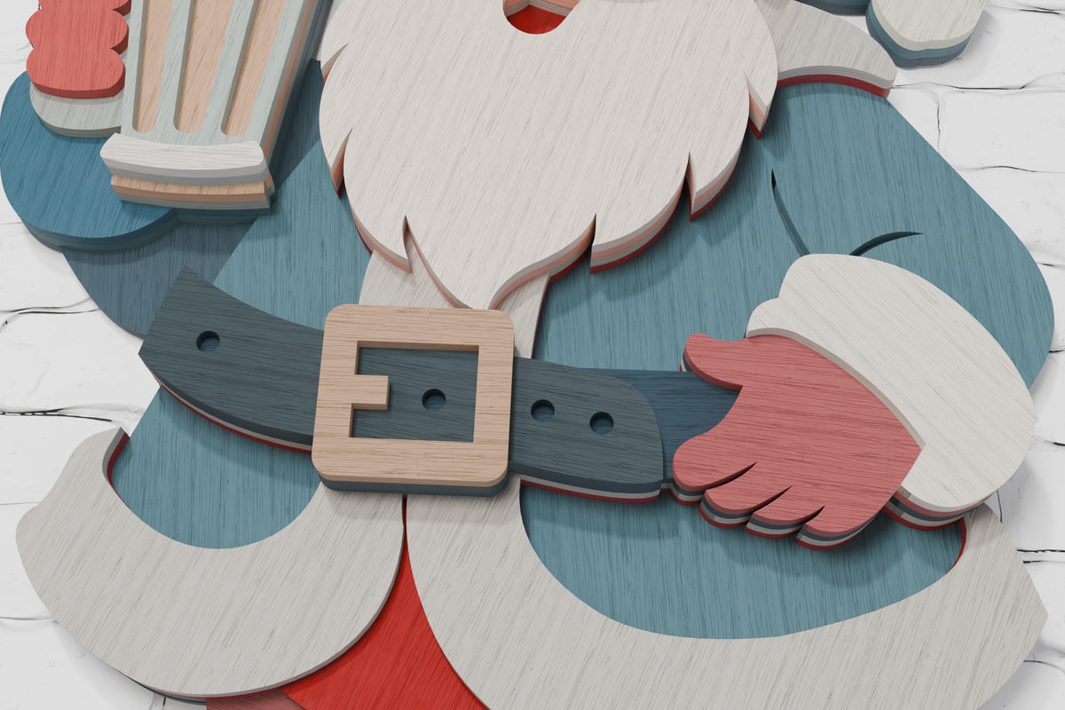 glowforge-laser-cut-file-3d-layered-santa-drinking-beer-wood-art