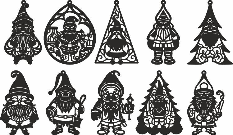 gnome vector cricut templates