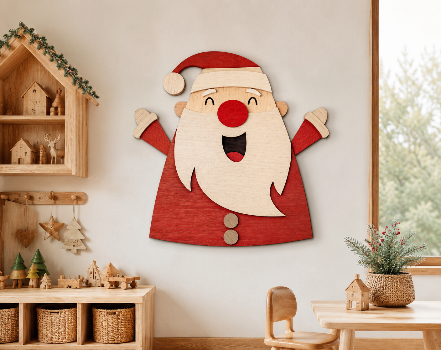 happy-santa-claus-3d-paper-shadow-box-template-svg-dxf