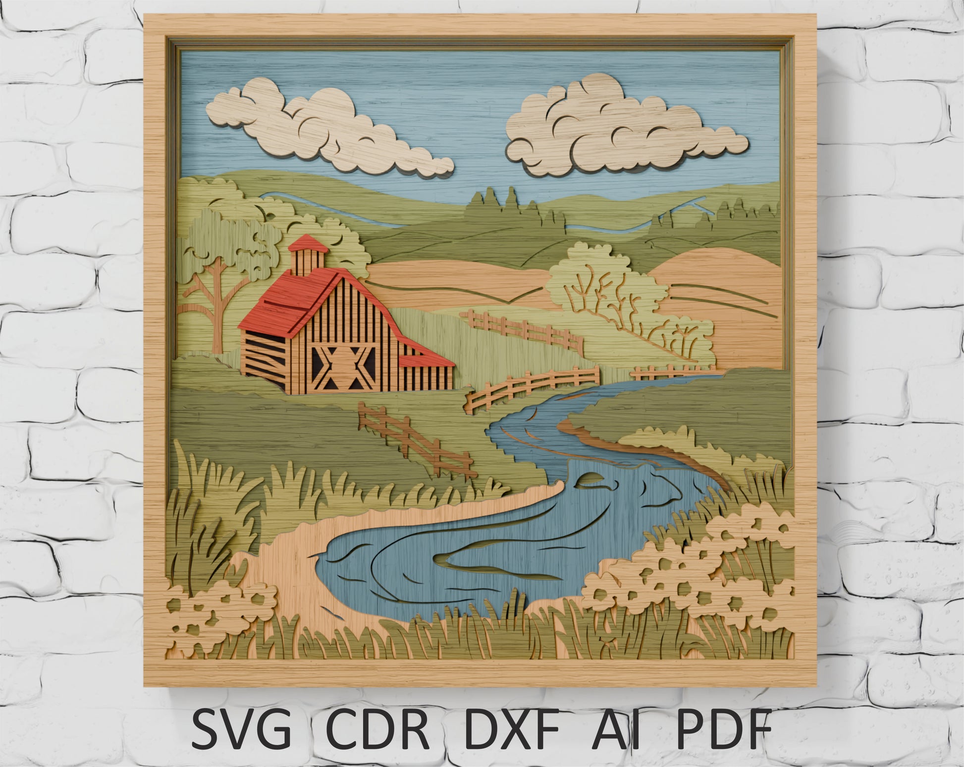layered-barn-vector-file-for-xtool-laser-cutting