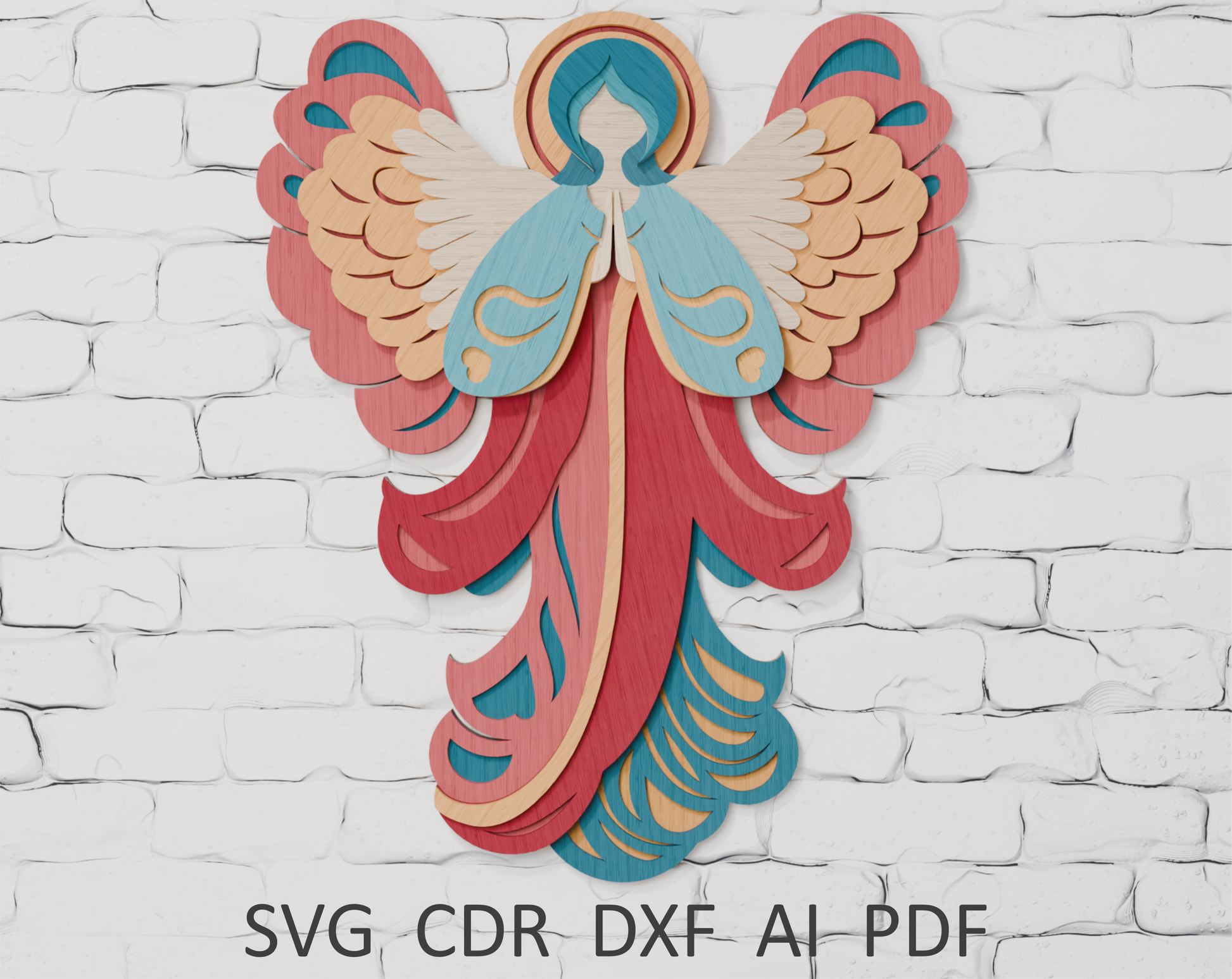 layered-christmas-angel-vector-file-for-xtool-laser-cutting
