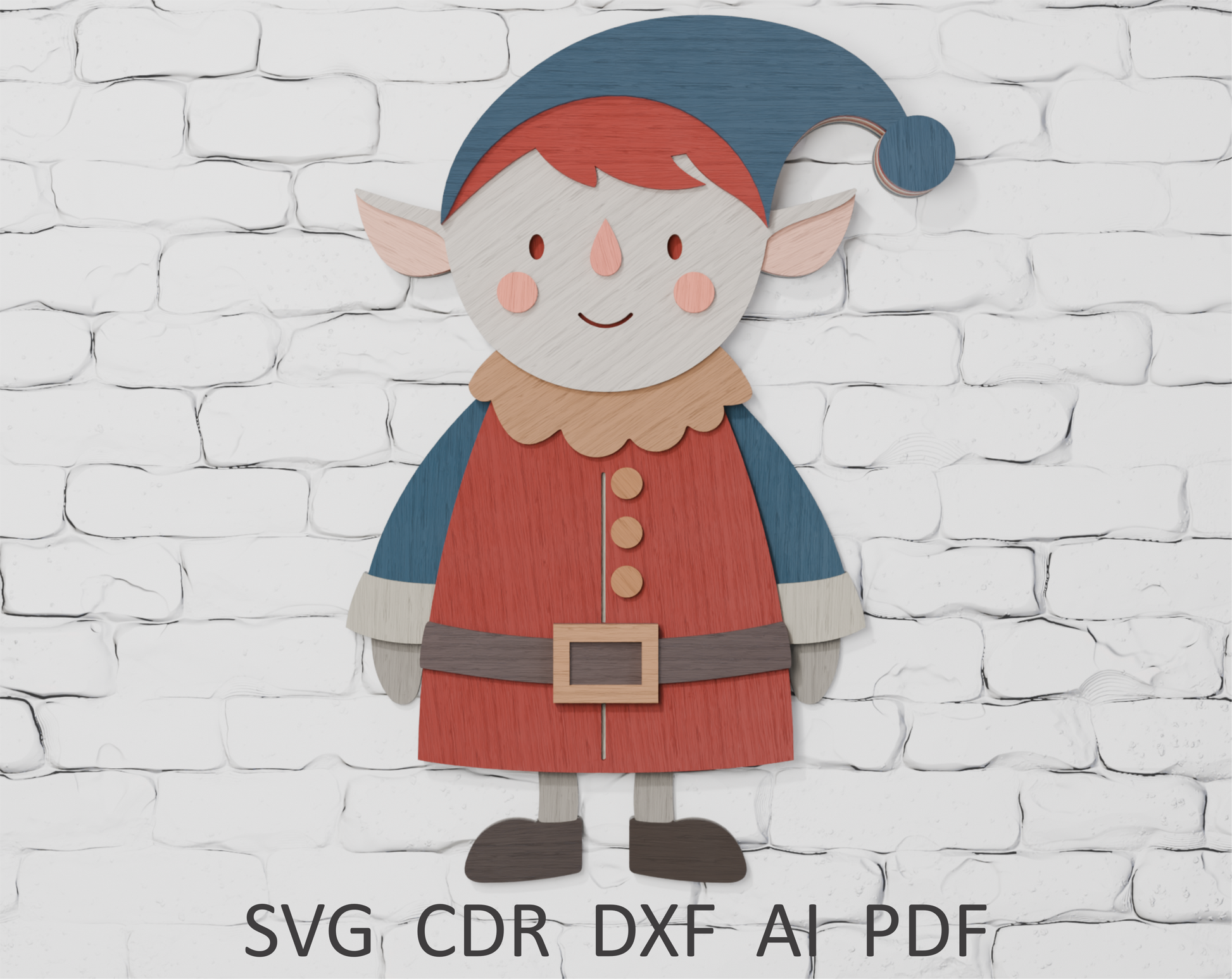 layered-christmas-elf-vector-file-for-xtool-laser-cutting