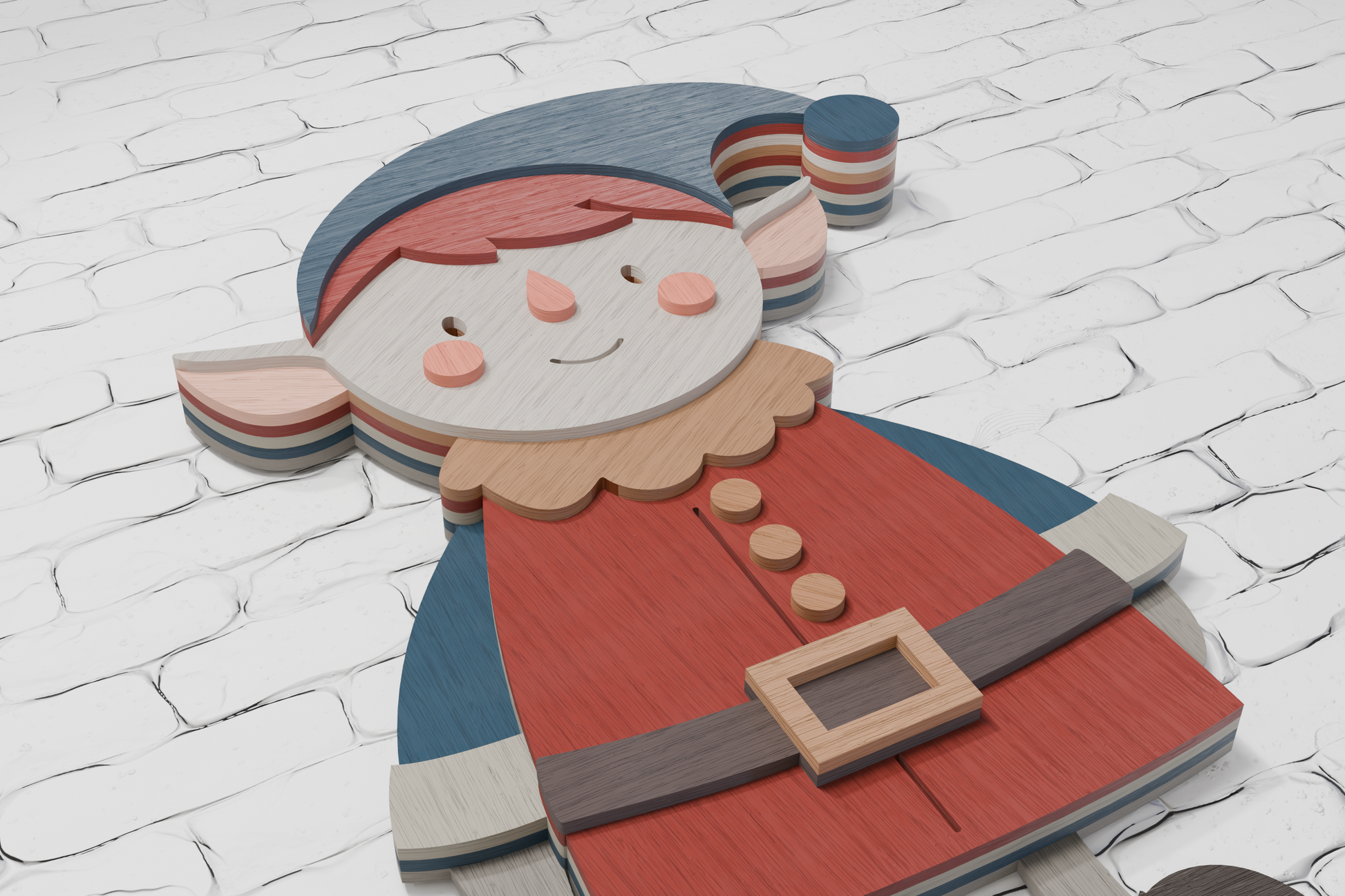 layered-christmas-elf-wall-decor-svg-for-laser-machines