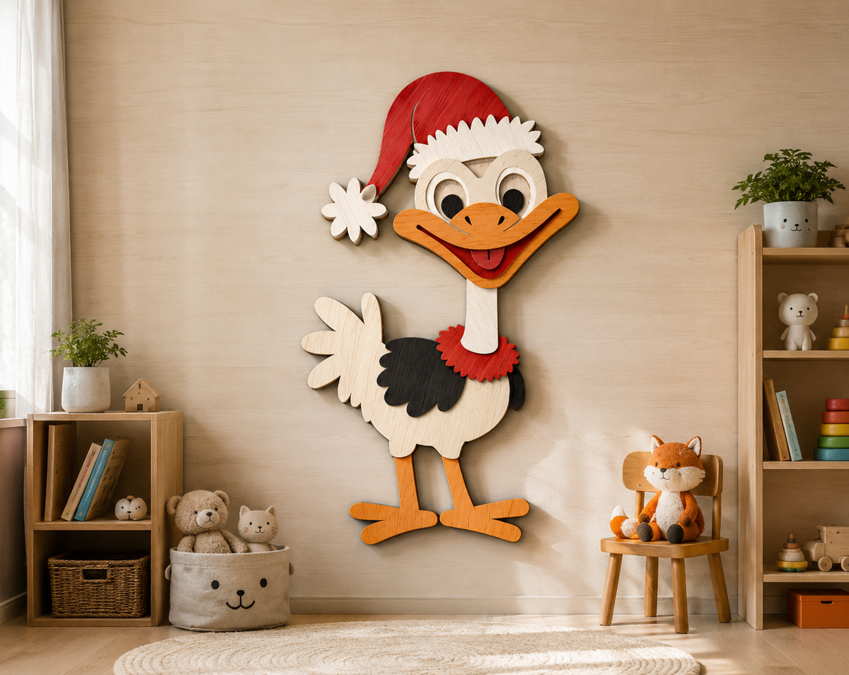 layered-christmas-ostrich-vector-file-for-xtool-laser-cutting