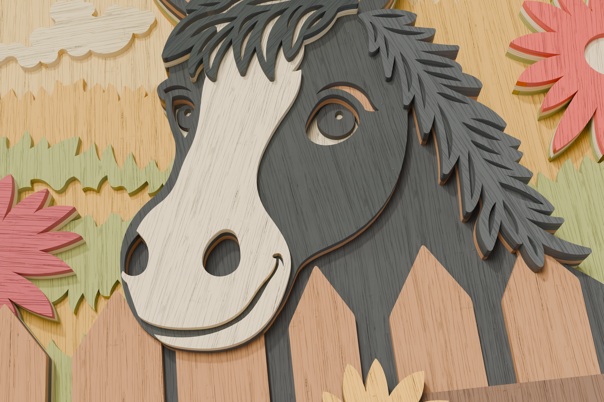 layered-donkey-paper-craft-svg-for-kids-diy-project