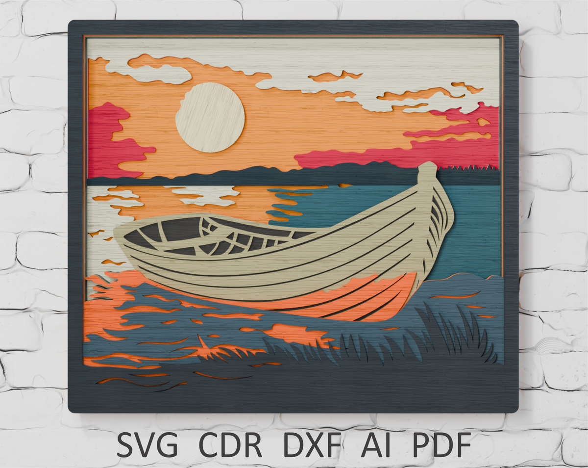 layered-fishing-boat-vector-file-for-xtool-laser-cutting