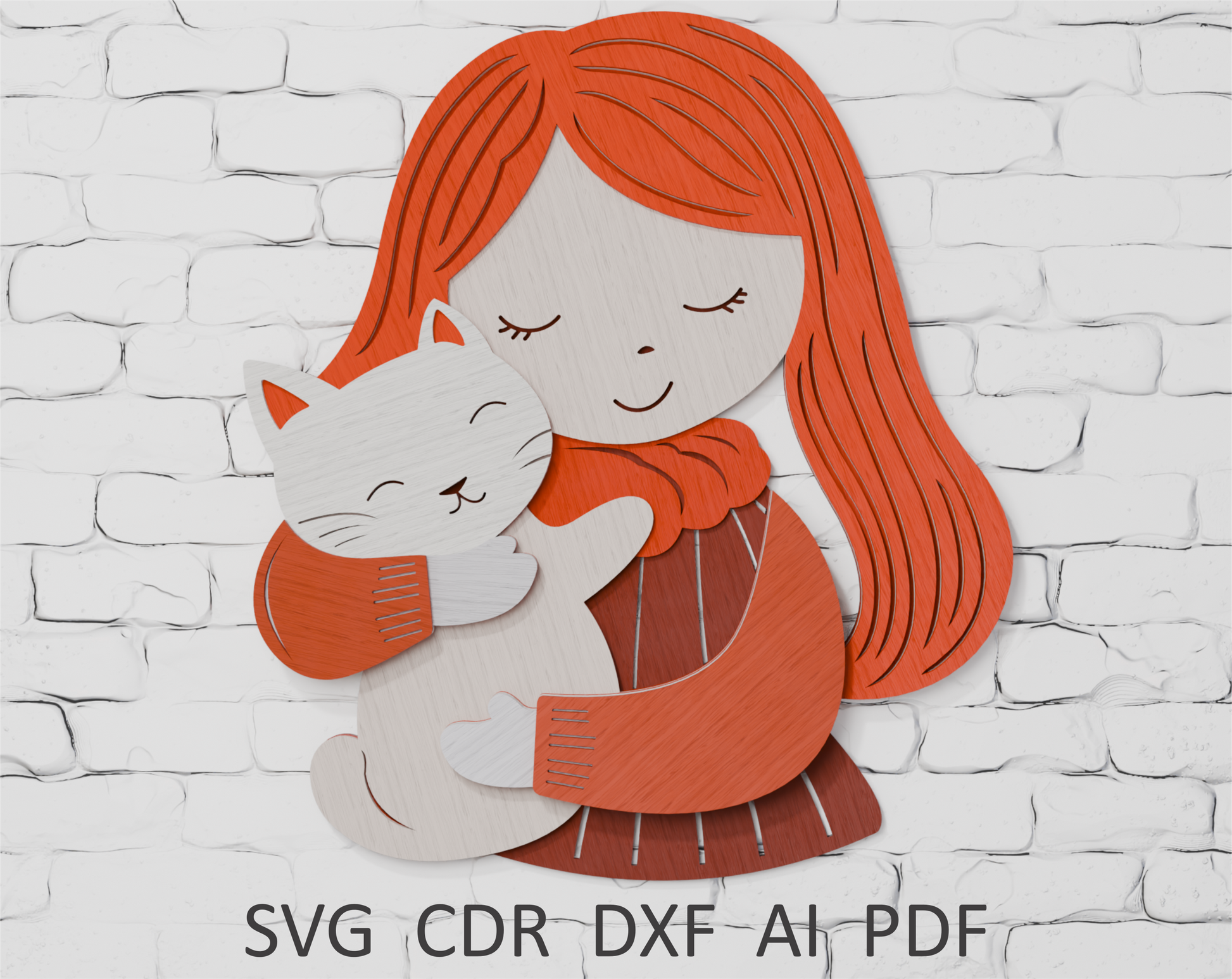 layered-girl-and-cat-vector-file-for-xtool-laser-cutting
