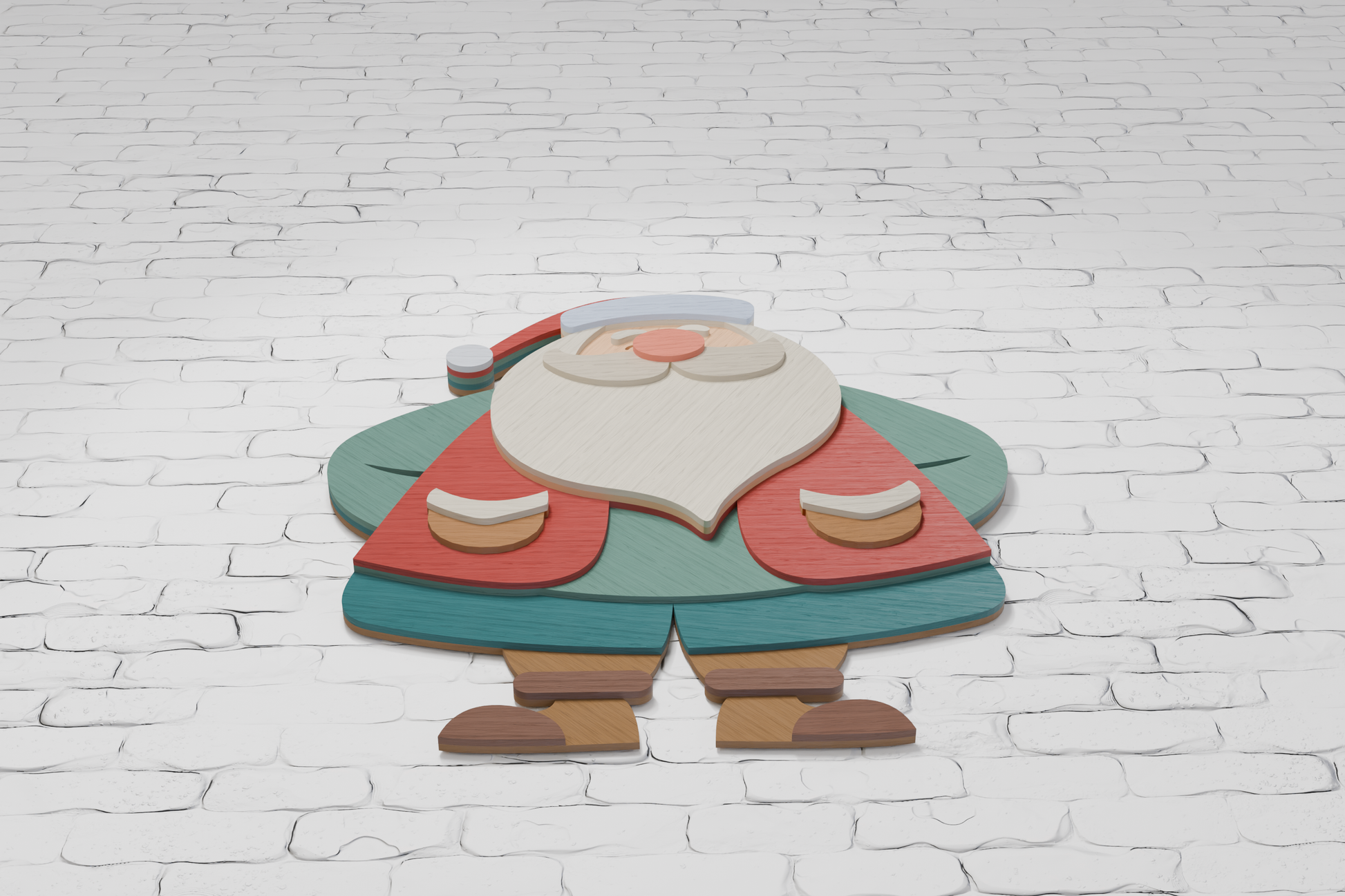 layered-santa-claus-wall-decor-svg-for-laser-machines