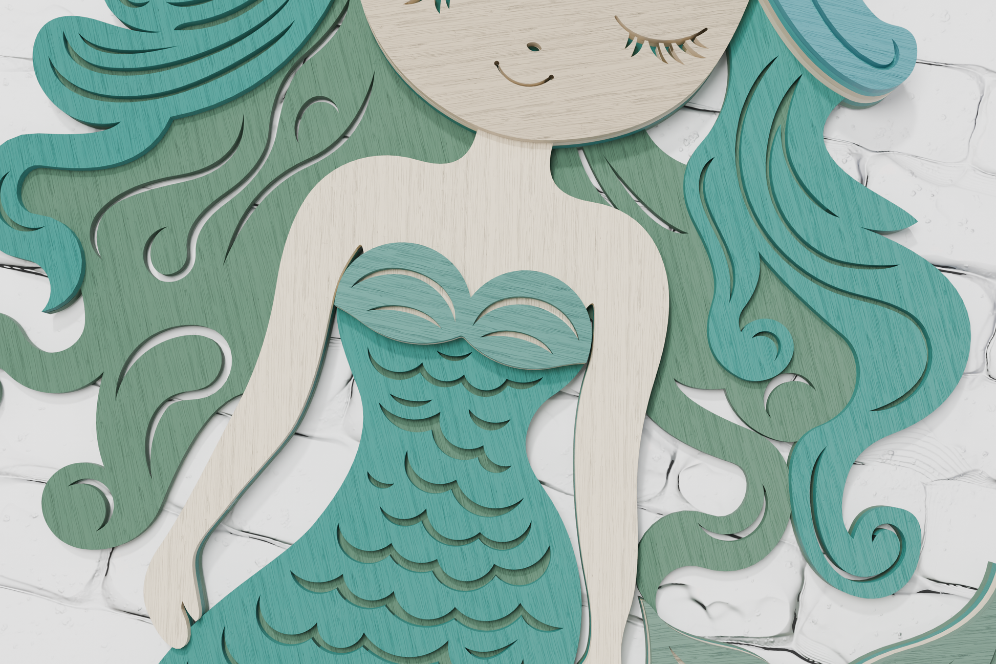 mermaid-ocean-multilayer-vector-design-svg-dxf-cdr-ai