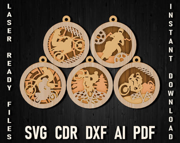 motocross svg christmas glowforge decor