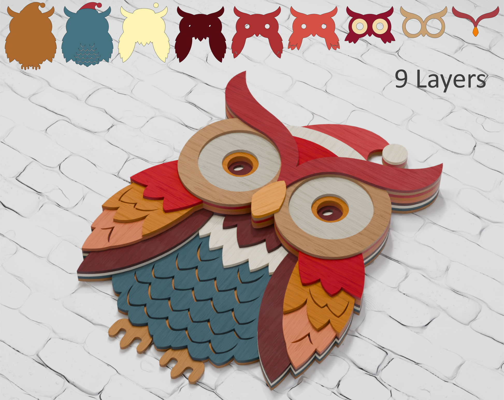 multilayer-christmas-owl-svg-for-cricut-and-glowforge