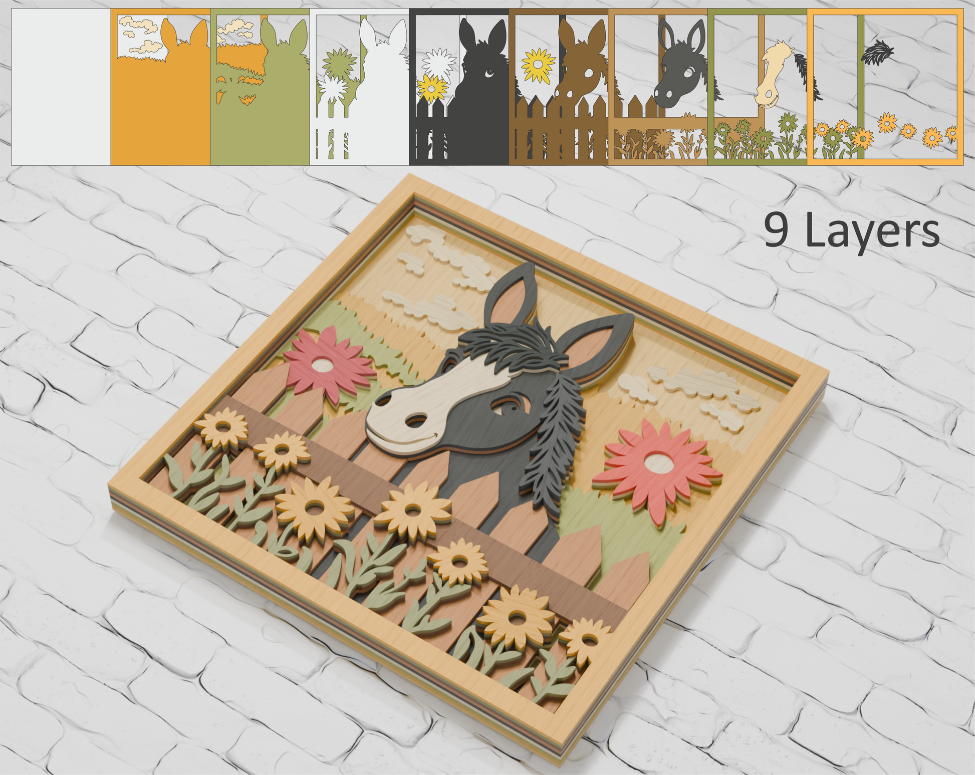 multilayer-donkey-svg-for-cricut-and-glowforge