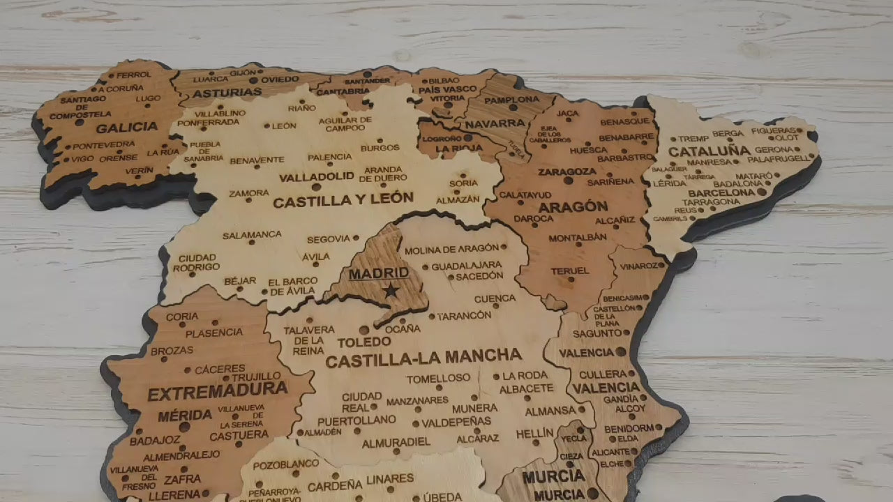 Spain Map video