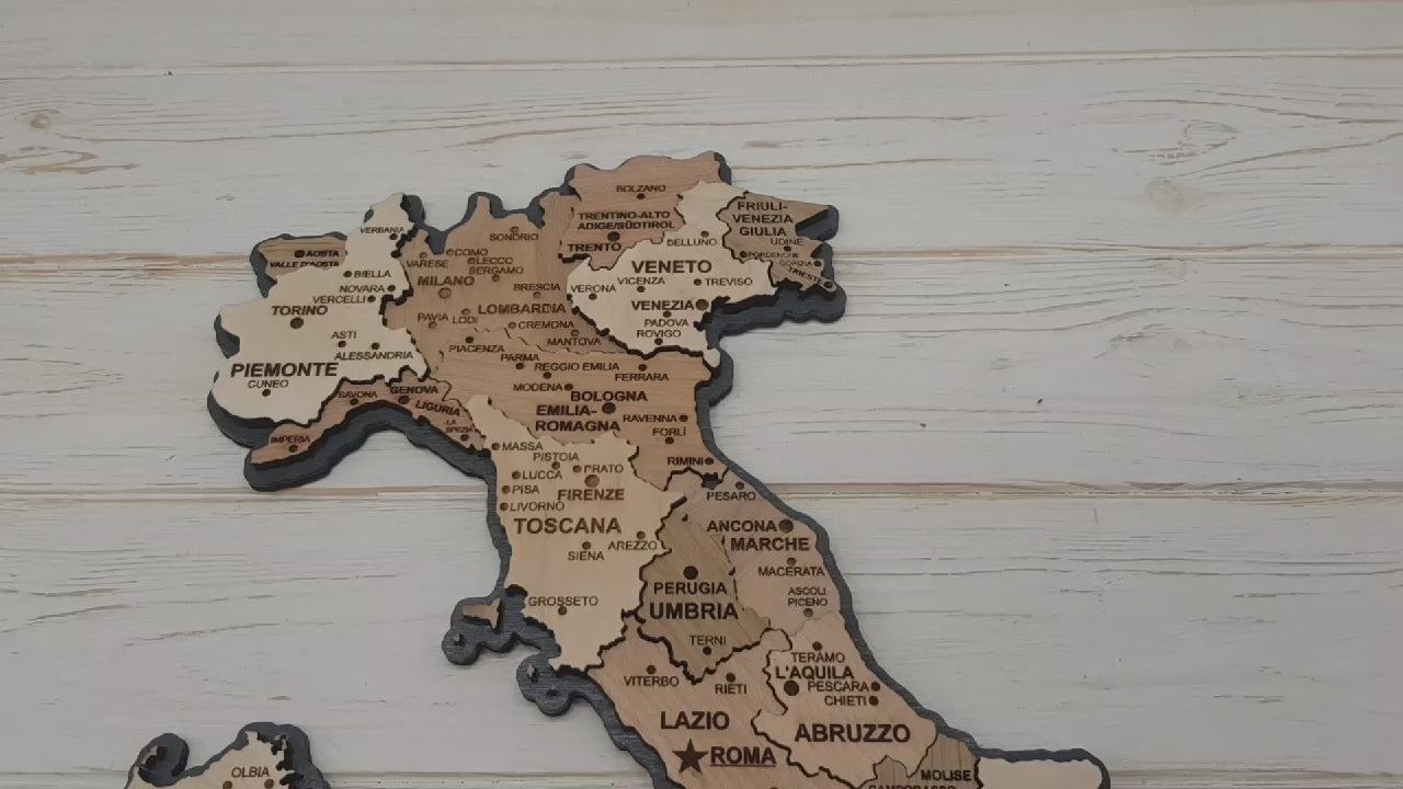 Italy Map video